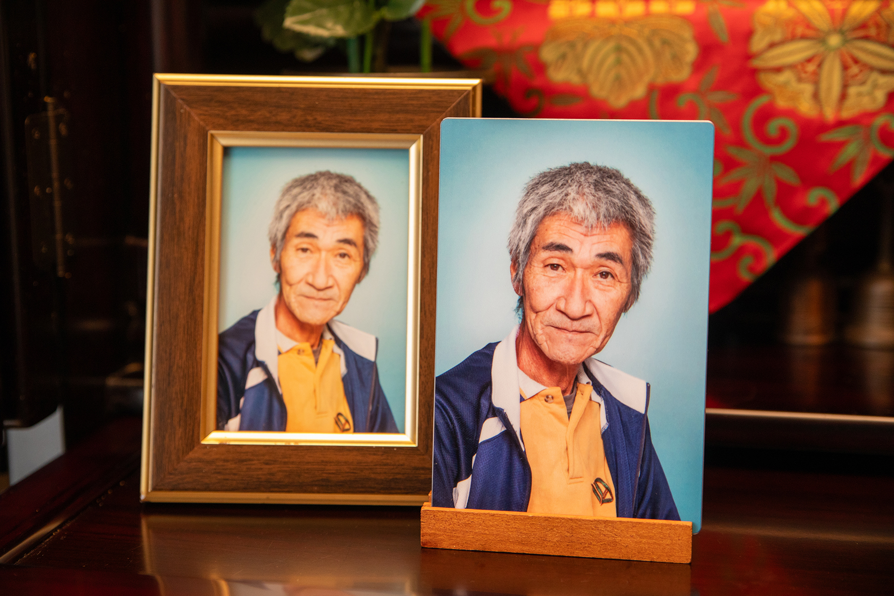 遺影転換　版装遺影写真　有馬写真館